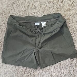 Casual Olive Cargo Shorts for Women